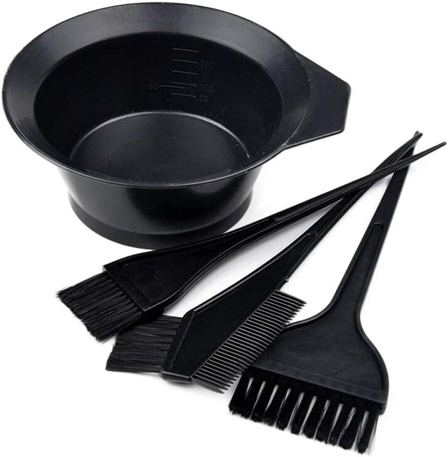 Hair Dye Color Brush and Bowl Set, Color Bowl Brushes Tool Mixing Bowl Kit Tint