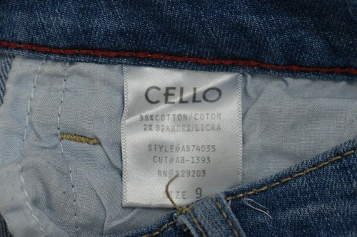 Cello Junior Medium Denim Distressed Button & Zip Straight Cotton Stretch Jean 9 - Picture 4 of 8