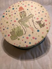 Jean Louise 12 Tri Coastal Design Colorful Round Hat Box