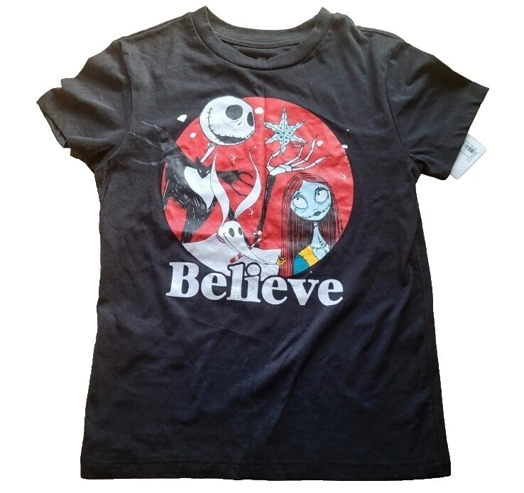 Size M Black Unisex Kids' Tops & T-Shirts