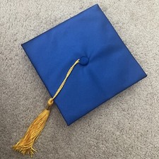 Shiny Child Royal Blue Cap  Tassel - Preschool Graduation