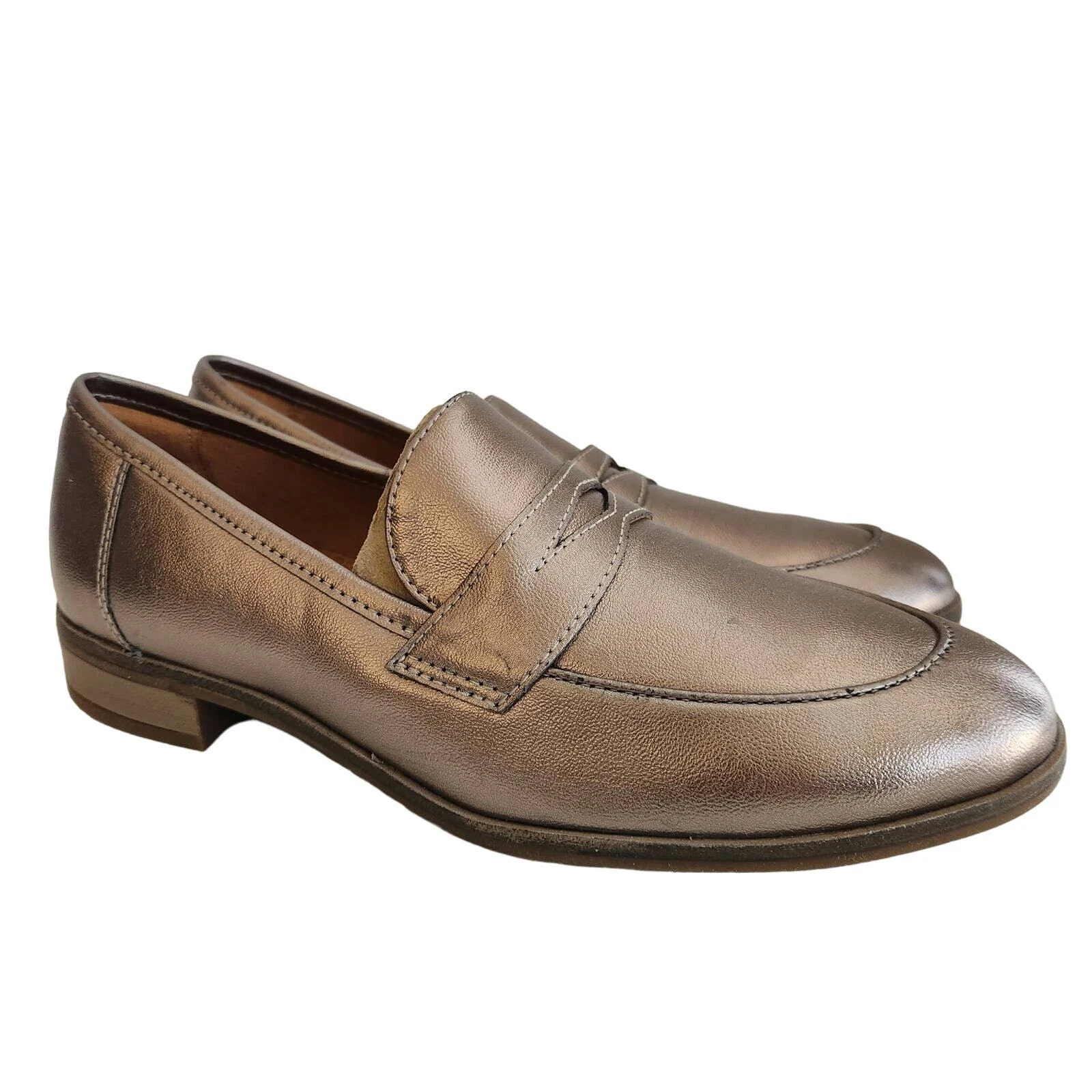 Clarks Mocassino Donna Trish Rose Sintetico Metallizzato 8