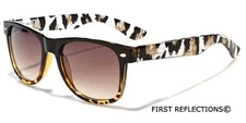 80's Fashion Retro Glasses Women Animal Multi-Color Leopard Sunglasses New