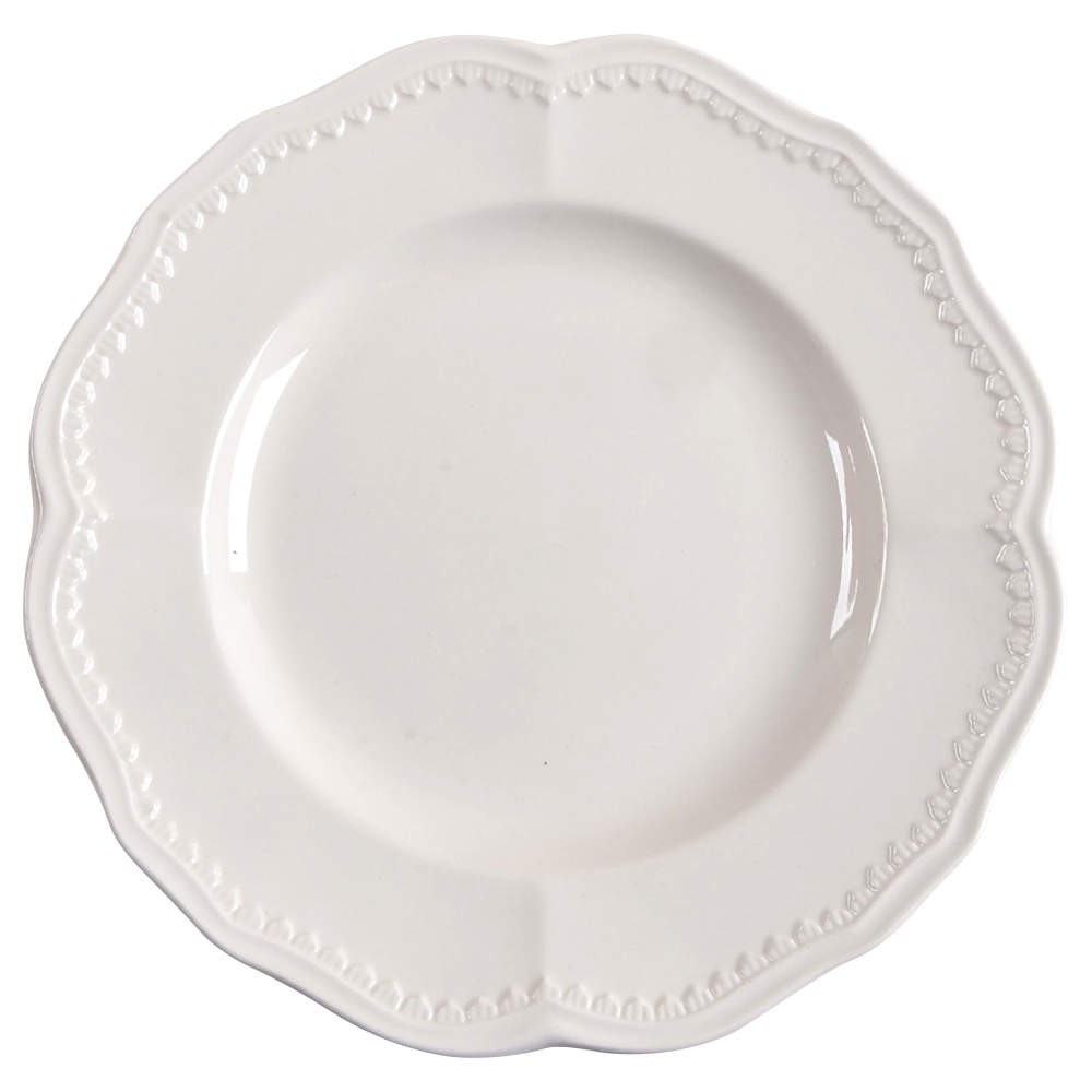 Red Vanilla Classic White Salad Plate 6511189