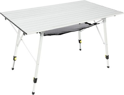 Camping Table Portable Foldable with Adjustable Legs, Aluminum Folding Table