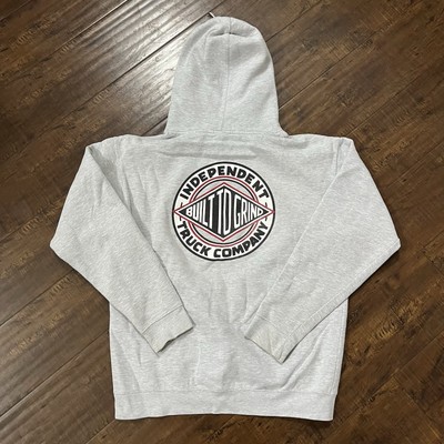 Vintage Y2K Independent Trucks Skateboarding Hoodie Grey Skate