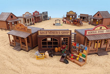 PLAYMOBIL Westernhaus-CUSTOM: GOLD MINERS SHO...