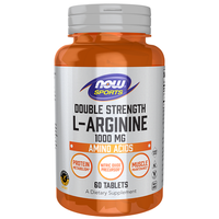 Doppelt Konzentriertes L-Arginin 1000 Mg 60 Tabletten Now Foods