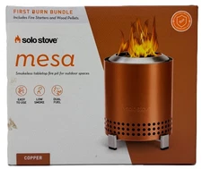 Solo Stove Mesa Outdoor Fire Pit Copper Includes 2 Fire Starters & Wood pellets