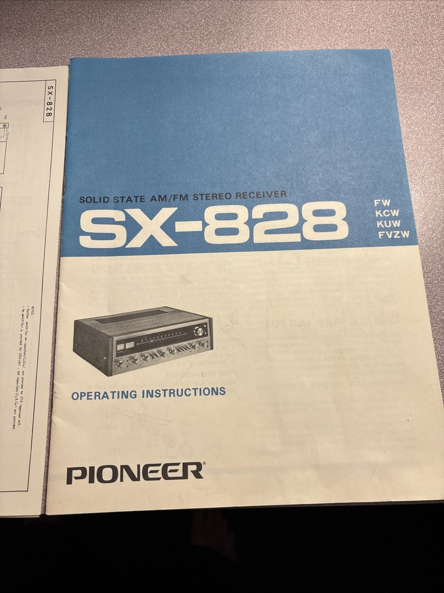 Pioneer SX-828 Stereo Receiver Fully Cleaned &Tested and working