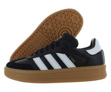 Adidas Samba Xlg GS Boys Shoes Size 6, Color: Core Black/Footwear White/Gum