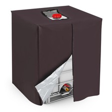 Zipper IBC Tote Cover 275 Gallon 420D Heavy Oxford Waterproof Sunshade Rain B...