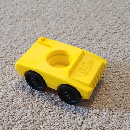Fisher-Price Little People Yellow Car Vintage Vehicle 1963-1996