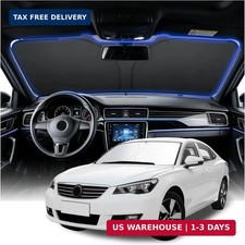59"x31" New Car Windshield Sun Shade,Foldable Oxford Cloth Sun Shade for Car Win