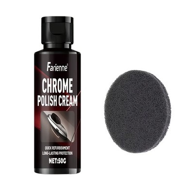 Advanced Chrome Refurbishing Paste Suitable Chrome Restoration on Car Windows