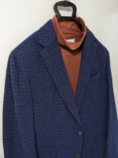 STILE LATINO Tailored Jacket Wool Navy Men Size 52 Used