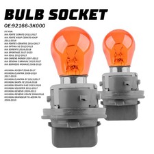 Front Turn Signal Lamp Light Bulb w/Socket For KIA Forte Soul Hyundai Accent 2X