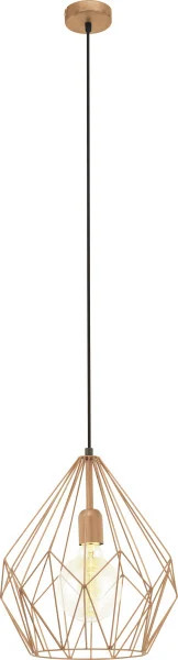 Eglo Pendelleuchte Carlton Kupfer Ø 31 Cm E27 Deckenlampen & Kronleuchter-image