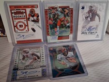 Stanley Morgan Jr. Red Zone Signatures /20 (AU, RC) 2019 Score 4 Autos, See Pics