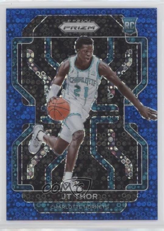 2021-22 Panini Prizm Fast Break Blue Prizm 14/150 JT Thor #272 Rookie RC 0zu6