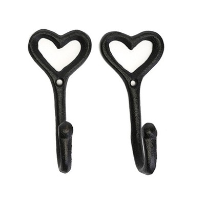 Easy Install Heart Iron Hook Simple Mounting Solution For Various Wall Types