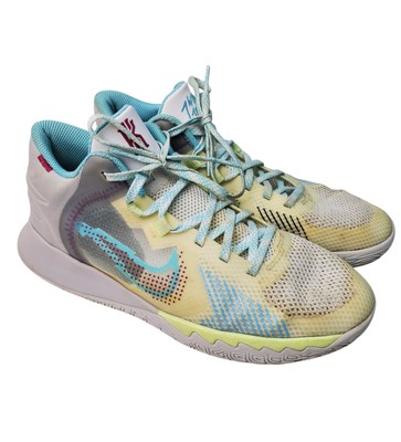 Nike Kyrie Youth Size 6Y Flytrap V Low White Blue Chill Basketball Shoe 1 World
