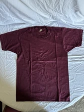 Screen Stars Vintage T Shirts Mens Medium Maroon Single Stitch NEW
