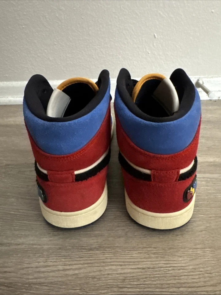 Blue the Great x Air Jordan 1 Mid Fearless EE. UU. 10,5 Foto 4 de 4