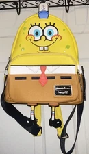 Loungefly Nickelodeon Spongebob ￼ Square Pants Mini Backpack 