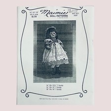   Maimie  Doll Dress Vintage Pattern for 14  , 16  , 18"
