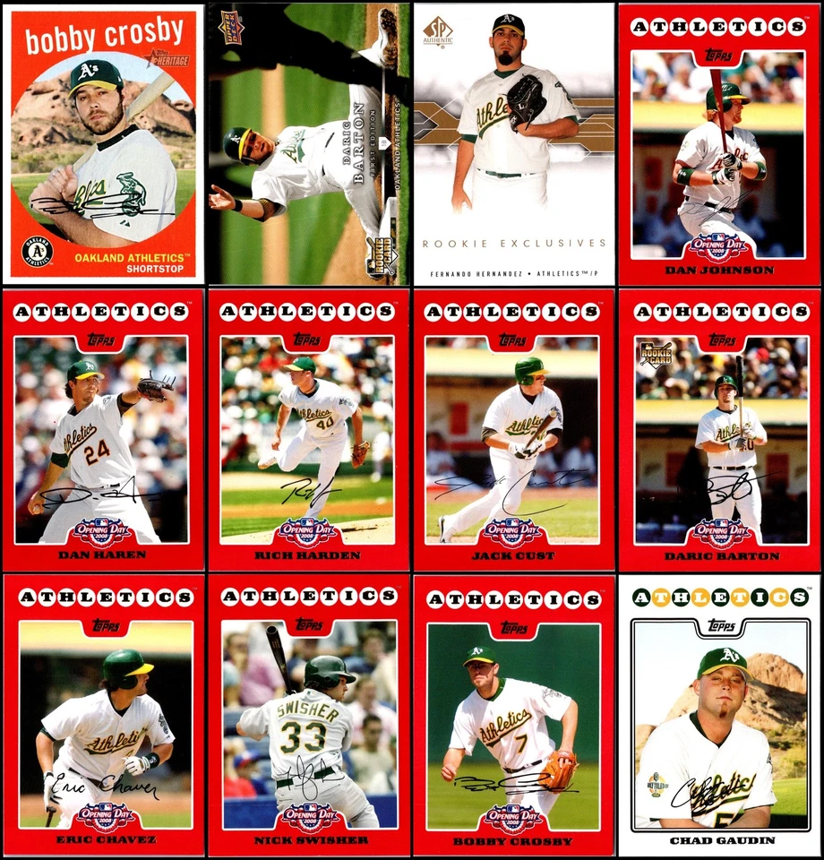 2008 Oakland Athletics (94) Card Lot - LIMITED EDITION – RARE GEM - Image 4 of 4