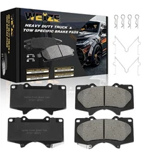 WEIZE Front Carbon Fiber Ceramic Brake Pads, Fits for Toyota Tundra RP7869-D967