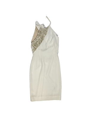 Gloria Coelho Women's Cream Sequin Dress Size 36 UK 8 | eBay UK