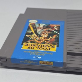 ADVANCE DUNGEONS & DRAGONS POOL OF RADIANCE NES GAME GOOD CONDITION