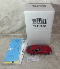 Franklin Mint 1:24 Scale Die-Cast Jaguar E-Type Coupe 1961 - Boxed w/ Paperwork