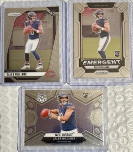 2024 Panini Prizm Caleb Williams RC #301 emergent /Mosaic NFL Debut #289 Rookie