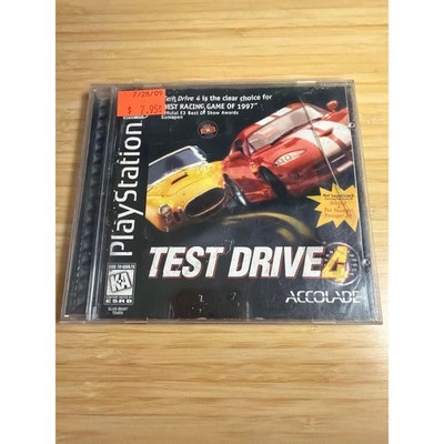 Test Drive 4 PS1 PlayStation Complete Untested Water Damage Crack Case