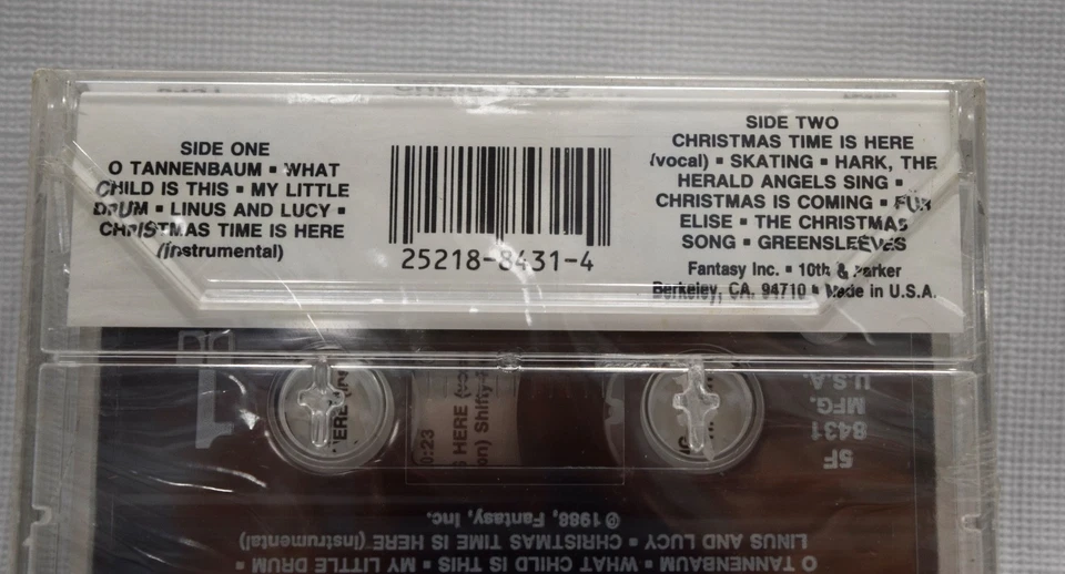 6 Christmas Holiday Cassette Tapes for Children,Charlie Brown, Jackson 5, Raffi - Image 4 of 4