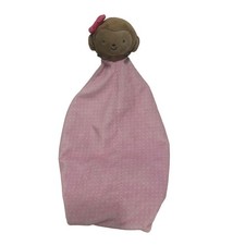 Monkey Lovey Security Blanket w/Rattle Pink Blanket Carter's Just One You Girl