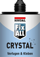 Soudal Fix All Crystal, Universalkleber, 290Ml, Transparent, Mit ClipdüSe