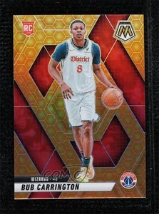 2024-25 Panini Mosaic Rookies Honeycomb Prizm Bub Carrington #206 Rookie RC