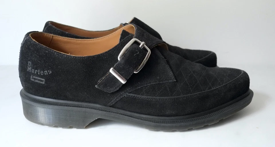 Dr Martens X Supreme – Rousden II Black Suede Creeper – UK 9 – US 10M Good Used - Image 4 of 4