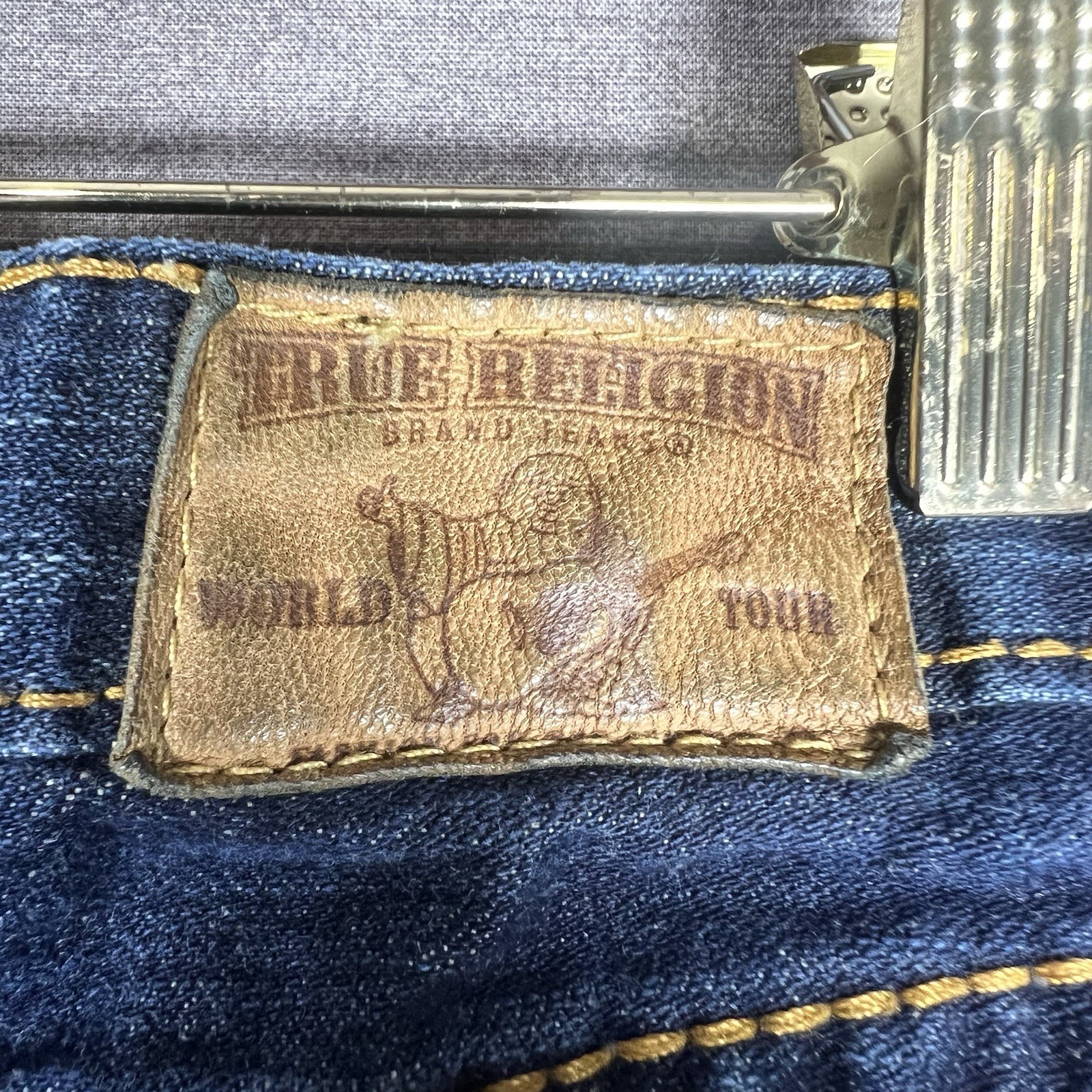 True Religion Billy Big T Blue Jeans  Size 14 Boot Cut Stitching (27x25) thumbnail 19