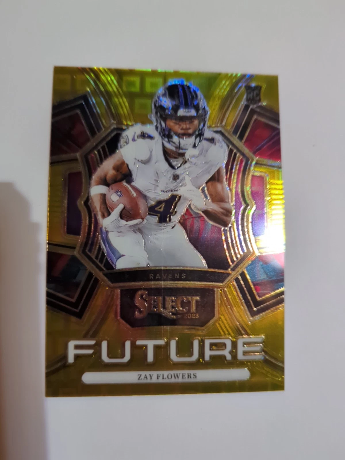 Zay Flowers Panini Select Future #FUTZFL Gold