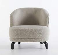 Sessel Stil Modern Farbe Beige Neu Weich Bequem Wohnzimmer Komfortabel