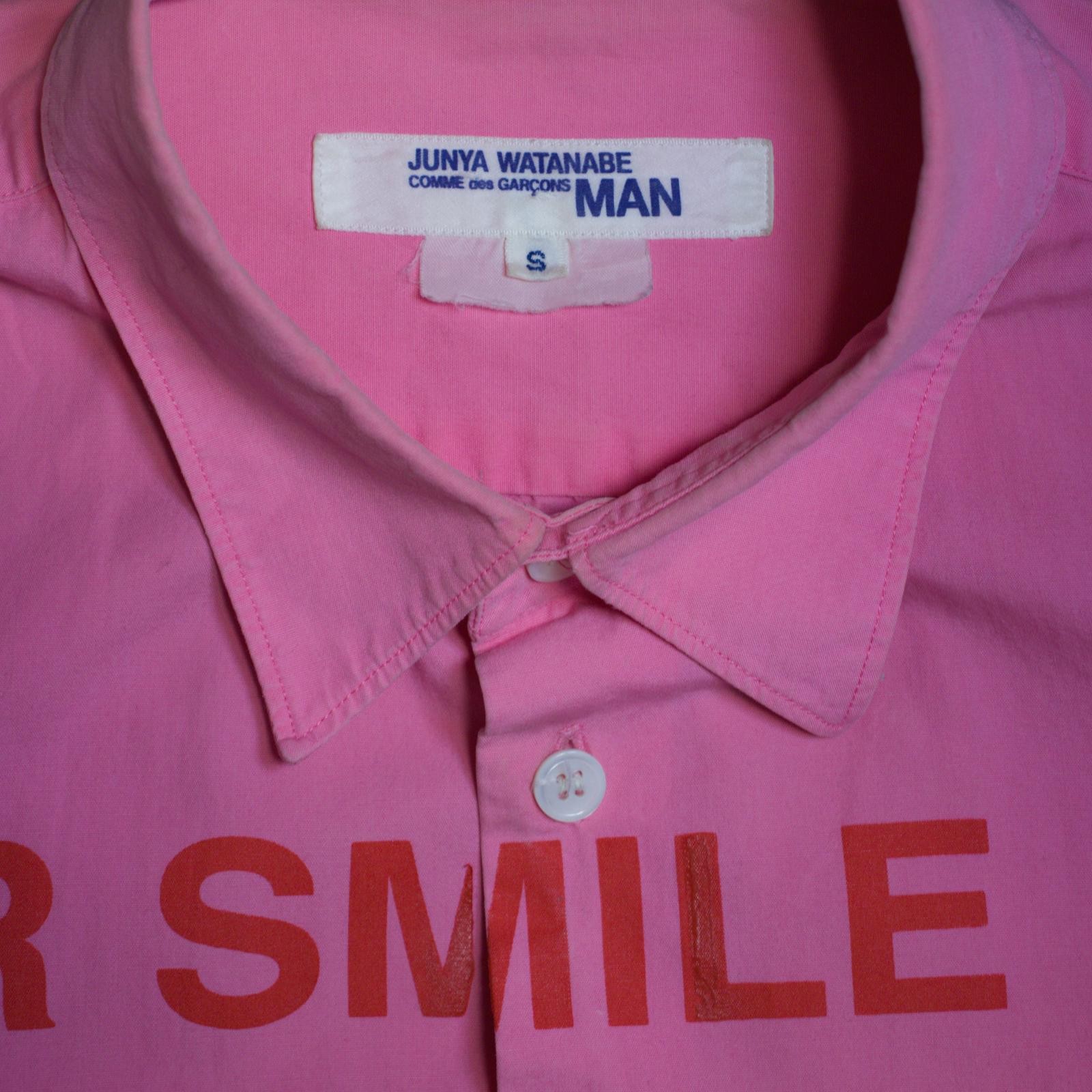 AD2001 Junya Watanabe Pink Poem Button Up image 2