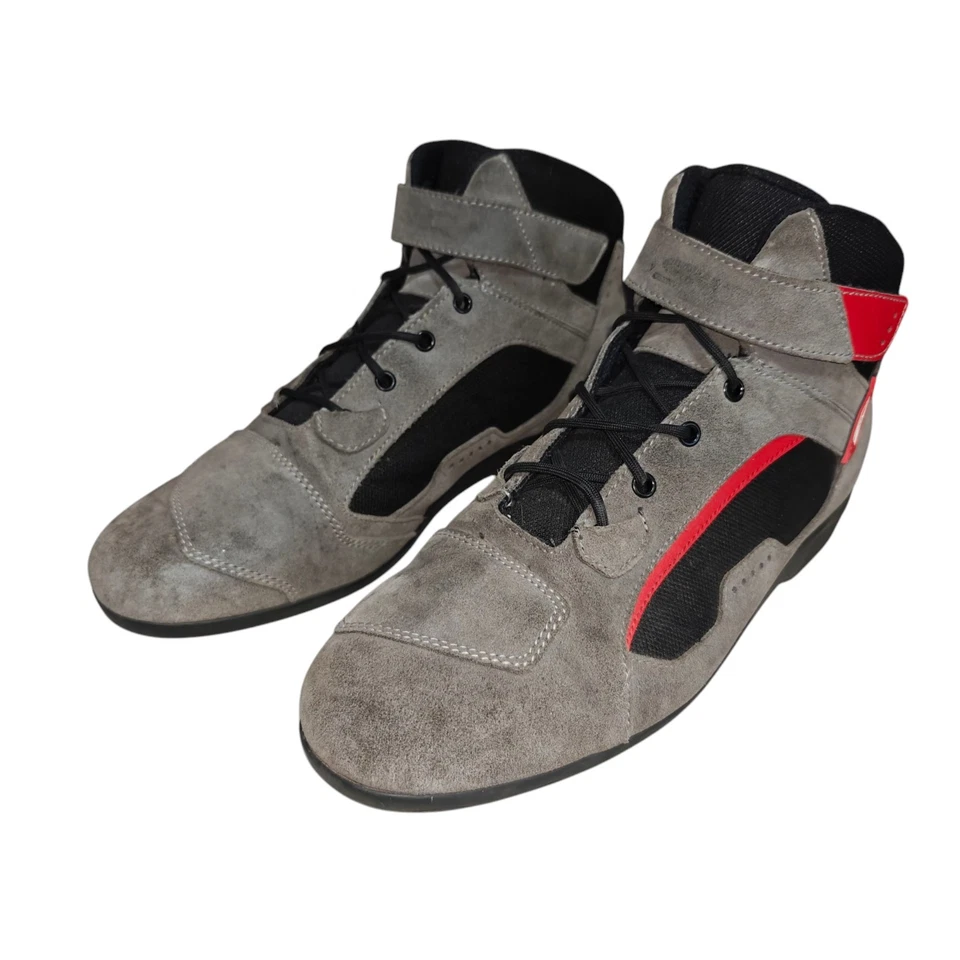 Botas de montar de motocicleta SIDI Duna gris gamuza para hombre talla 12,5 Foto 2 de 4