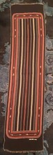 Long Celine Navy, Gold And Red Silk Scarf