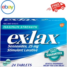 Ex-Lax Maximum Strength Stimulant Laxative Constipation Relief Pills for Occasi