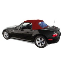 Fits Bmw Z3 M Roadster 1996-02 Soft Top Premium Canvas Cloth Burgundy Fits Bmw Z3 M Roadster 1996-02 Soft Top Premium Canvas Cloth Burgundy